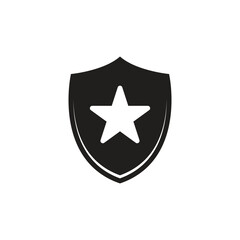 Shield logo design template vector style