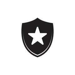 Shield logo design template vector style
