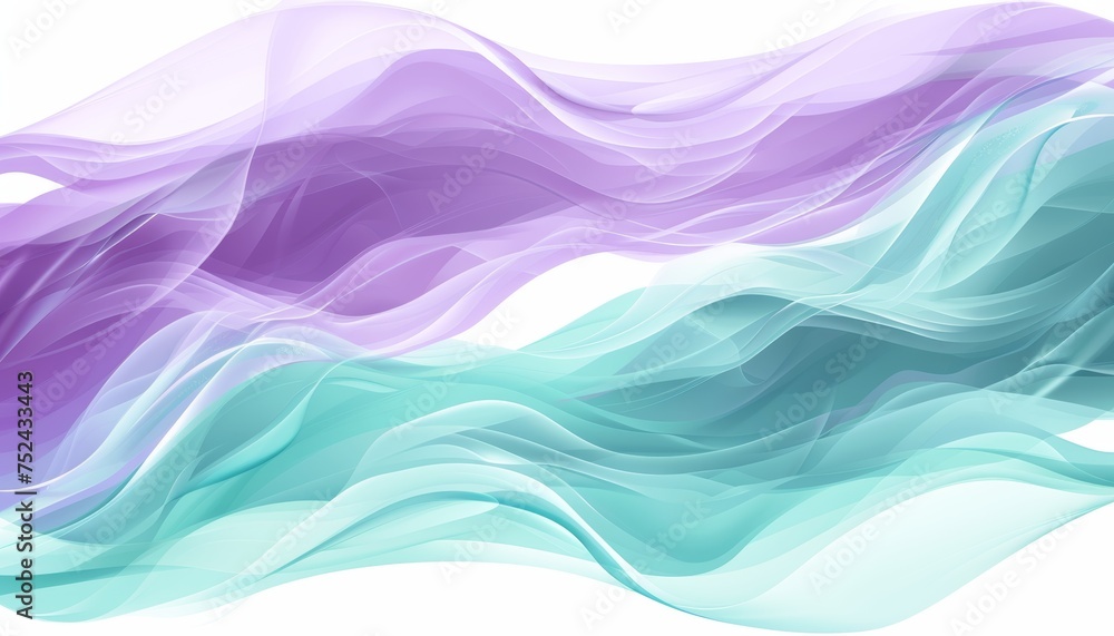 Poster abstract spring background muted lavender and mint gradients in soft spring glow