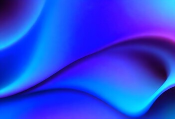 Obraz premium Blue, Purple, Soft Pastel Color Gradient. Holographic Blurred Abstract Background.