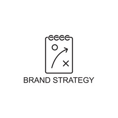brand strategy icon , marketing icon