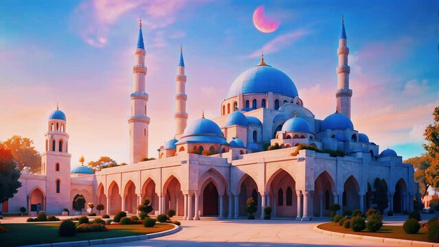 Elegant Echoes, Embracing Ramadan's Majesty in Beautiful Mosques
