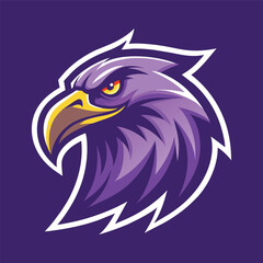 eagle esports mascot logo vector design