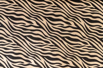 Fotobehang zebra skin texture © Konstantin