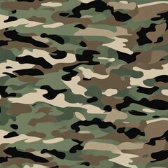 Fototapeta premium Camouflage Digital Pixel Pattern Textile Background Multicam Woodland