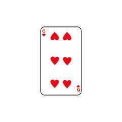 playing cards and hearts