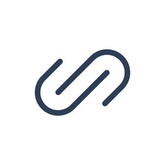 Fototapeta premium Share Icon vector Link Sign line icon isolated on white background