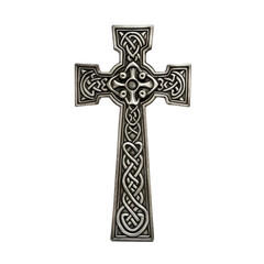Celtic Cross with Intricate Knot Designs PNG, Transparent Image without background, Concept of religious symbolism and Irish heritage
