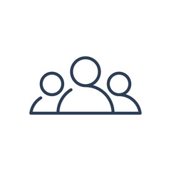 Team Icon, Group Icon, Business, Leader, People, Relationship, Team, Teamwork, Circle, Group sign, Network, Networking, Leadership linear icon