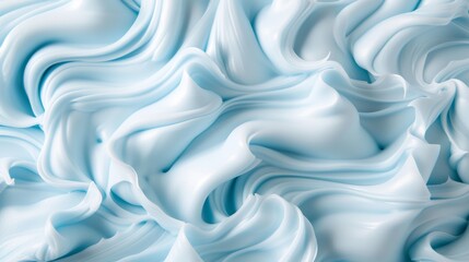 Abstract Blue Creamy Texture
