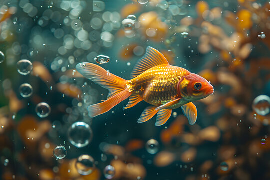 fish in aquarium