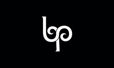 BP, PB, B, P, Abstract Letters Logo Monogram