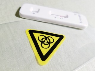 Coronavirus (COVID-19) rapid antigen test kit.