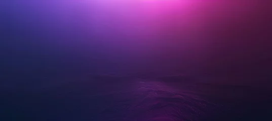 Foto op Plexiglas a purple light in dark blue color gradient Generative AI © SKIMP Art