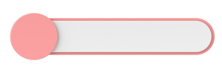 3D Label. Contact Label. 3D illustration.