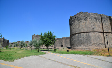 Historical Diyarbakir Walls in Turkey