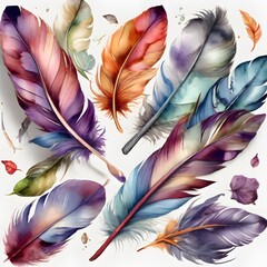 feathers pattern