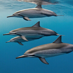 Obraz premium dolphin in the sea