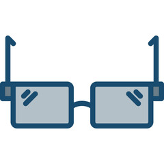 Safety Glasses Line Filled Grey