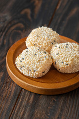 Portion of mochi
