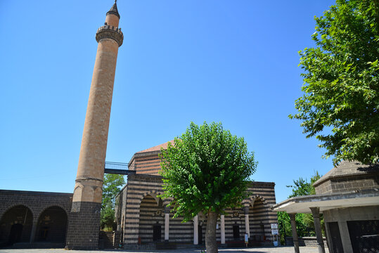 Hadim Ali Pasha Mosque, located in Diyarbakir, Turkey, was built in 1537.