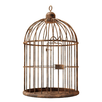 recommend clip art: Vintage Birdcage isolated on white or transparent background