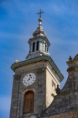 clock tower in the temple
