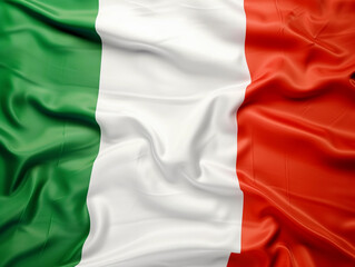 Italian Flag Waving Against Clear Sky