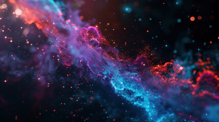 Electric Dreamscape: Navigating the Neon Web, Generative AI
