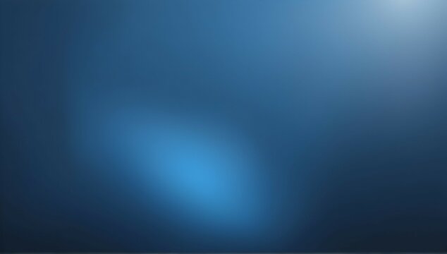 Gradient blue abstract background. smooth dark blue with black vignette studio.