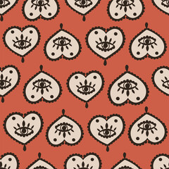 Vector hand drawn doodles seamless pattern. - 752472814