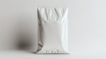 Branding Canvas - A realistic mockup of an empty bag of cereals with foil on a white background.