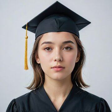 portrait of a female graduate
