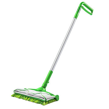 Swiffer Mop isolated on white or transparent background