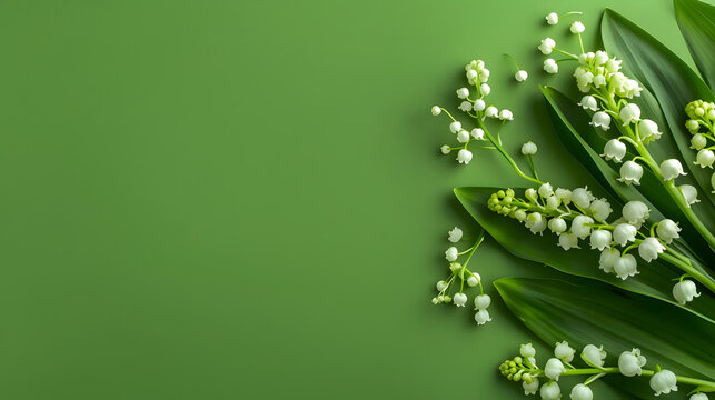 Lily of the Valley color background