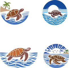 Turtle vector illustration 