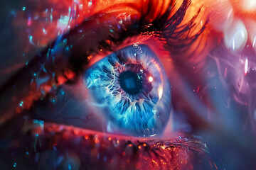 Immerse yourself in a visually stunning universe where art and technology collide Close up