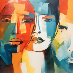 abstract portrait 