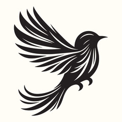 Bird Silhouette Illustration Vector Design