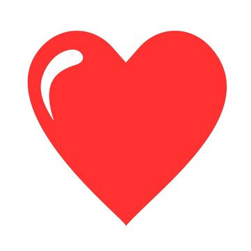 Red Heart _ Love Heart Vector 