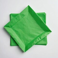 paper napkin on white background
