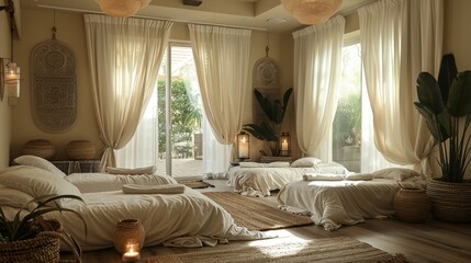 A boutique wellness center blending health spa and relaxation