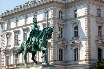 Monument to Prince Karl Schwarzenberg in Vienna