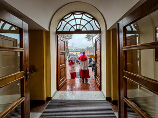 Procession of the Three Kings in Kalety Miotek, Poland. An event on the occasion of the Epiphany of the Lord
