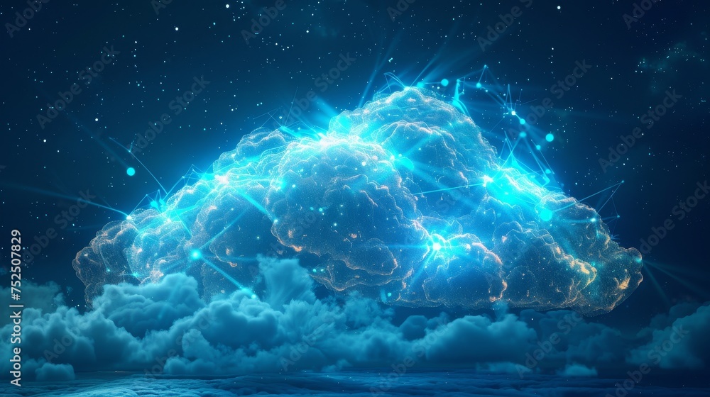 Poster a cutting-edge research lab focusing on the future of cloud computing
