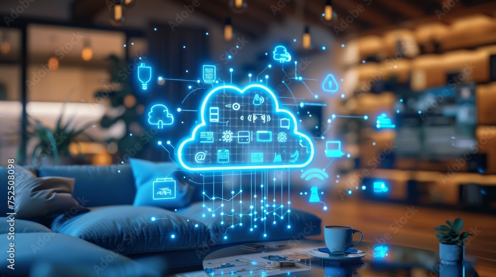 Poster a cutting-edge smart home system integrating cloud computing and cybersecurit