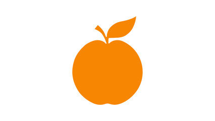 orange apple illustration