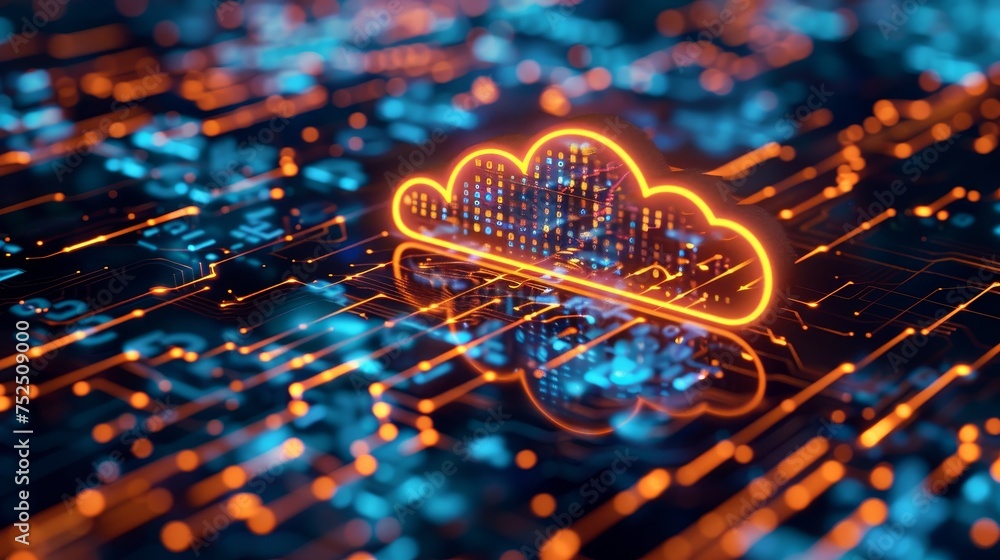 Poster a digital transformation seminar focused on the integration of cloud computing
