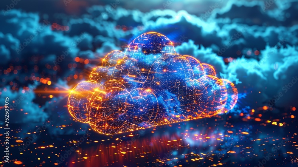 Poster a digital transformation seminar focused on the integration of cloud computing