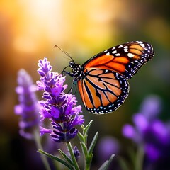 monarch butterfly on flower